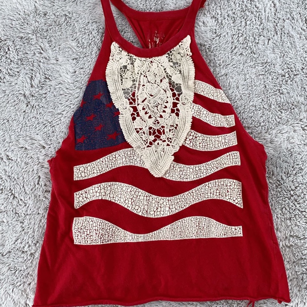 Cutoff tank top